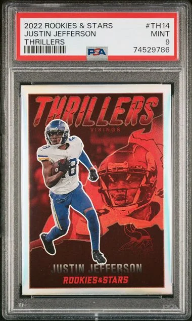 2022 Panini Justin Jefferson Rookies & Stars Thrillers #TH14 card image