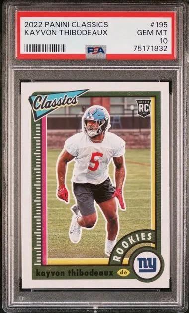2022 Panini Kayvon Thibodeaux Classics #195 card image