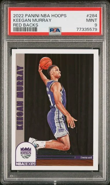 2022 Panini Keegan Murray NBA Hoops Red Backs #284 card image