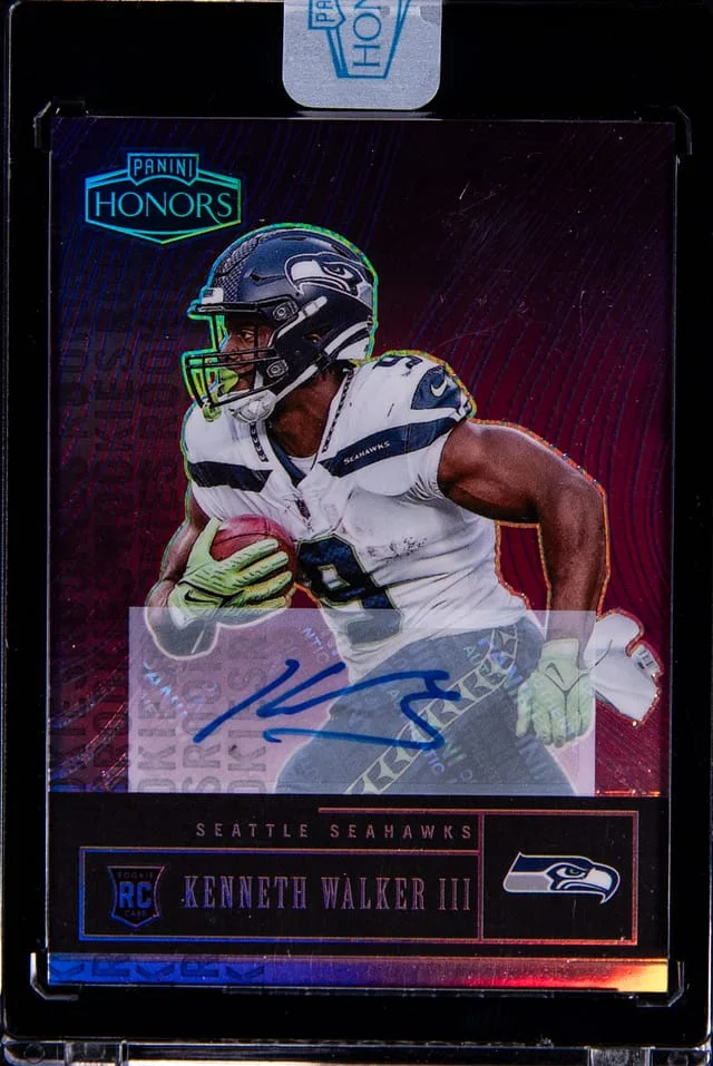 2022 Panini Kenneth Walker III Honors Autograph Purple #46 card image