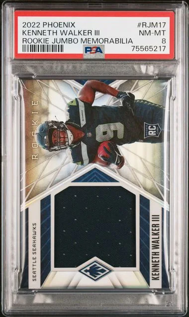 2022 Panini Kenneth Walker III Phoenix Jumbo Memorabilia #RJM17 card image