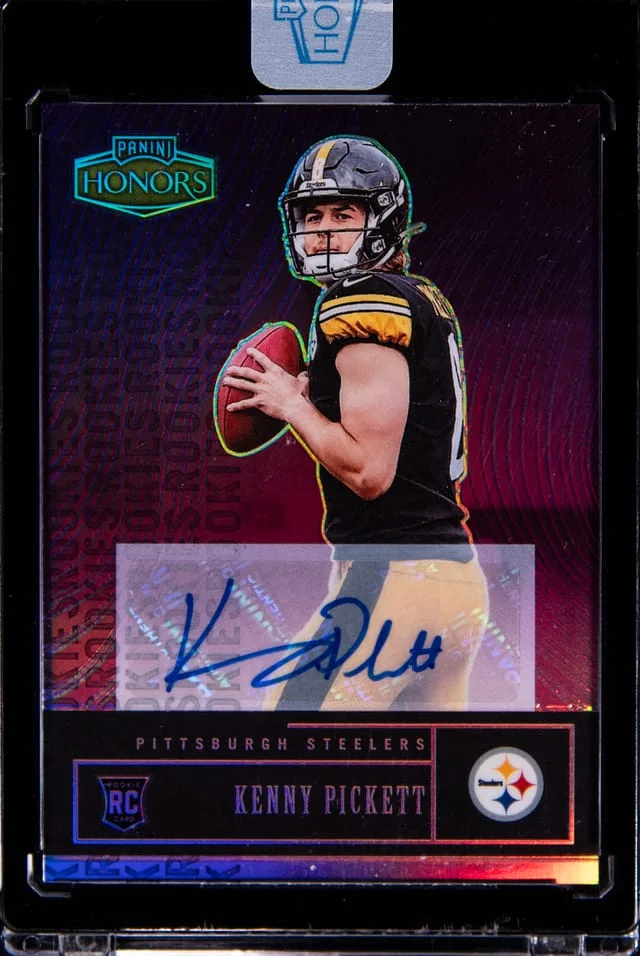 2022 Panini Kenny Pickett Honors Blue #33 card image