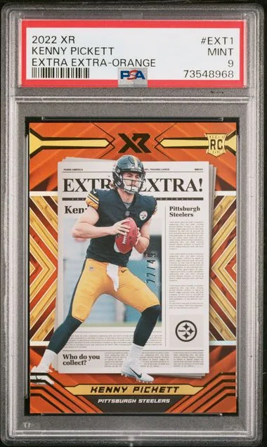 2022 Panini Kenny Pickett Xr Extra Extra Orange #Ext1 card image
