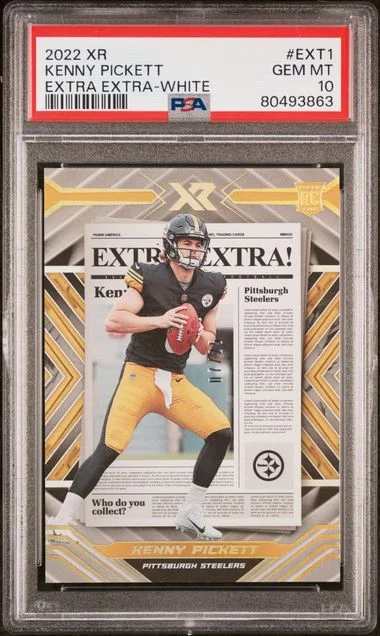 2022 Panini Kenny Pickett XR Extra Extra White #EXT11 card image