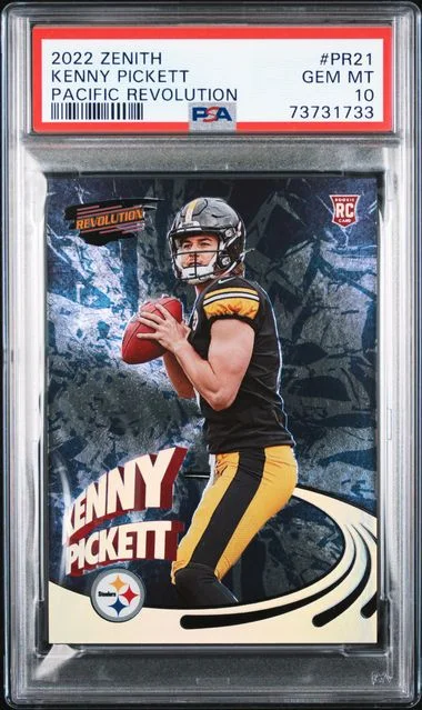 2022 Panini Kenny Pickett Zenith Pacific Revolution #PR-21 card image
