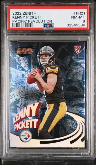 2022 Panini Kenny Pickett Zenith Pacific Revolution #PR21 card image