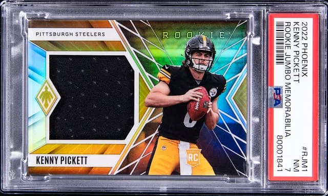 2022 Panini Kenny Pickett Phoenix Jumbo Memorabilia #RJM-1 card image