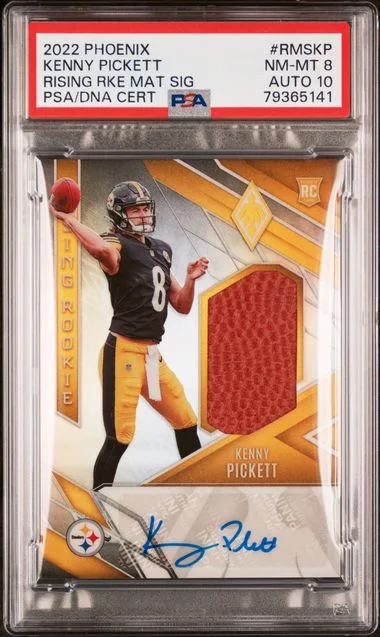 2022 Panini Kenny Pickett Phoenix Rising Material Signatures #RMS-KP card image