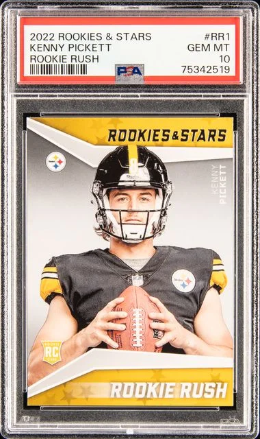 2022 Panini Kenny Pickett Rookies & Stars Rush #Rr1 card image