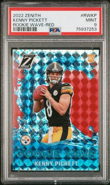 2022 Panini Kenny Pickett Zenith Wave Red #RW-KP card image