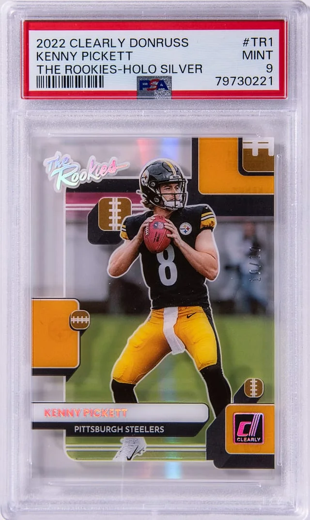 2022 Panini Kenny Pickett Clearly Donruss Foil #TR-1 card image