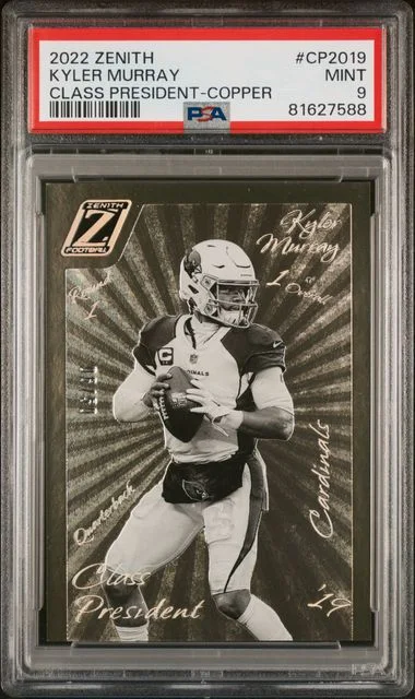 2022 Panini Kyler Murray Zenith Class President Copper #CP2019 card image