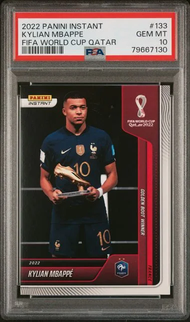 2022 Panini Kylian Mbappe Instant Fifa World Cup Qatar #133 card image