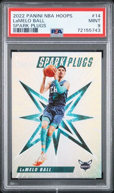 2022 Panini Lamelo Ball NBA Hoops Spark Plugs #14 card image