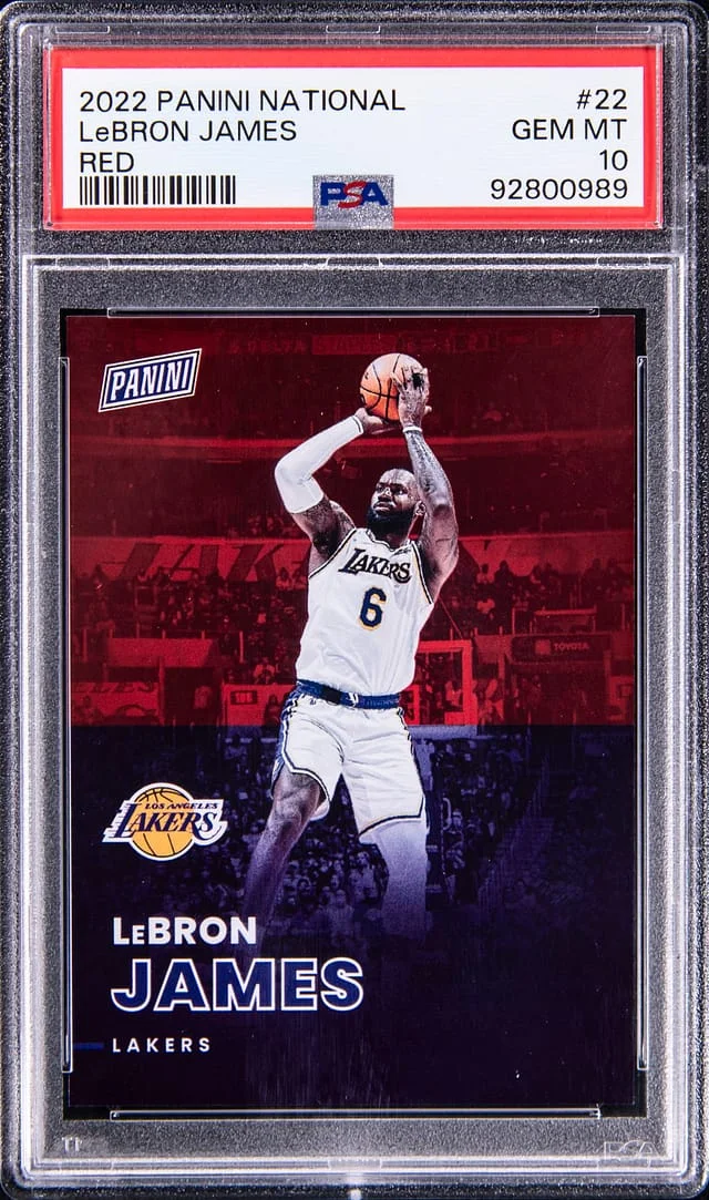 2022 Panini LeBron James National Convention Red #22 card image