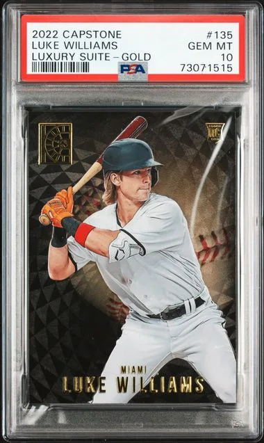 2022 Panini Luke Williams Capstone Luxury Suite Gold #135 card image
