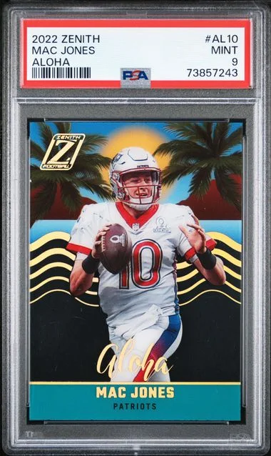 2022 Panini Mac Jones Zenith Aloha #AL-10 card image