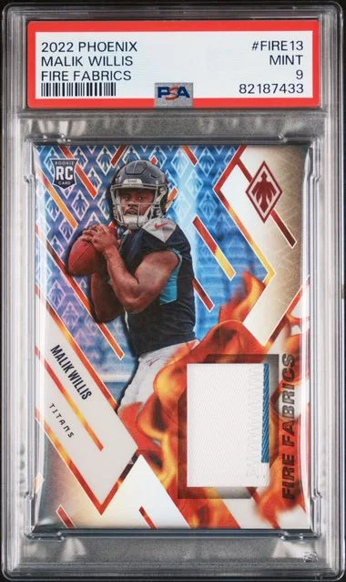 2022 Panini Malik Willis Phoenix Fire Fabrics #Fire13 card image