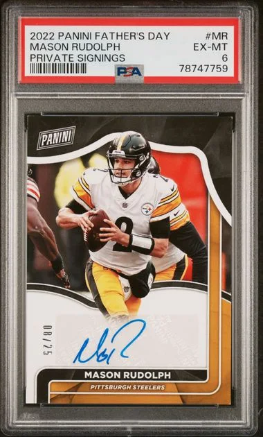 2022 Panini Mason Rudolph Father's Day Private Signings #MR card image