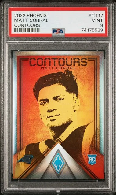 2022 Panini Matt Corral Phoenix Contours #CT17 card image