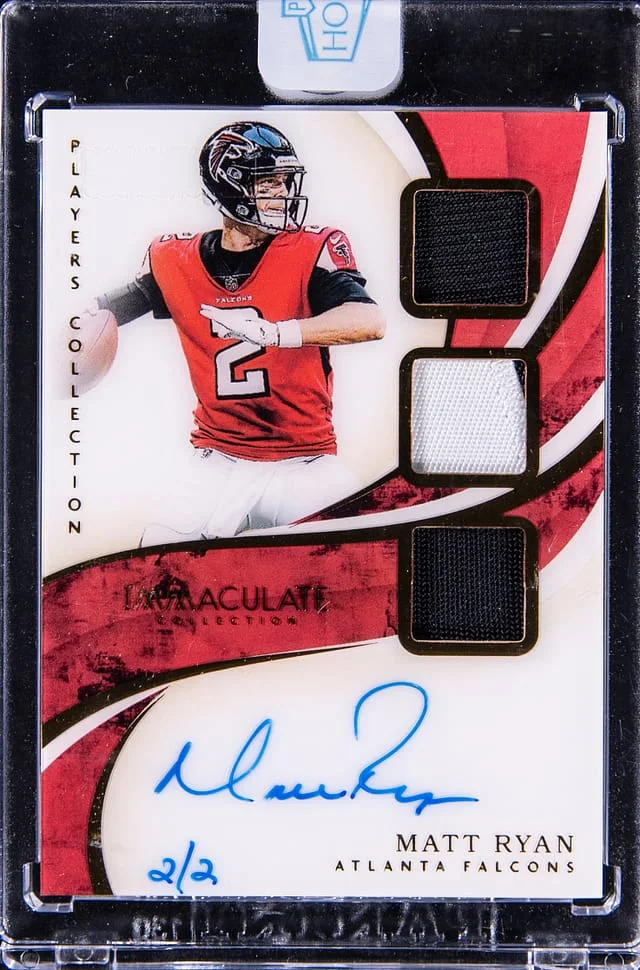 2022 Panini Matt Ryan Honors 2019 Immaculate Collection Recollection #PCA-MRY card image