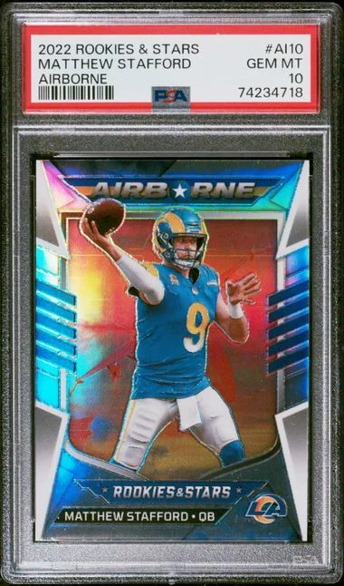 2022 Panini Matthew Stafford Rookies & Stars Airborne #AI10 card image