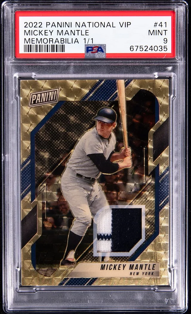 2022 Panini Mickey Mantle National VIP Alligator #41 card image