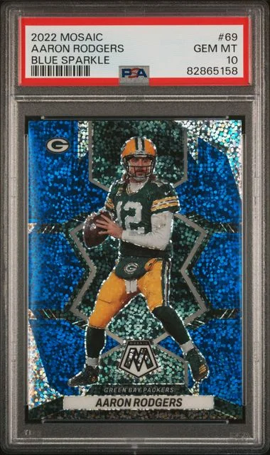 2022 Panini Mosaic Aaron Rodgers Genesis #69 card image