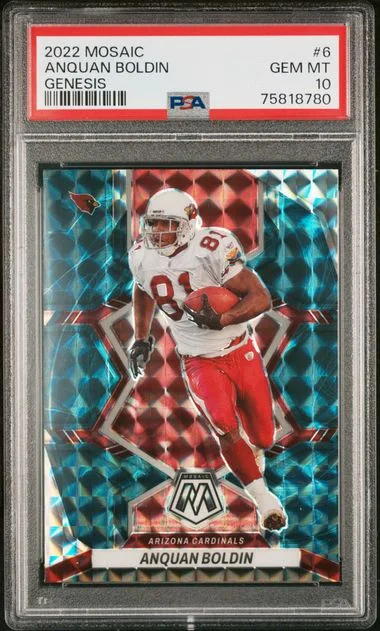 2022 Panini Mosaic Anquan Boldin Genesis #6 card image