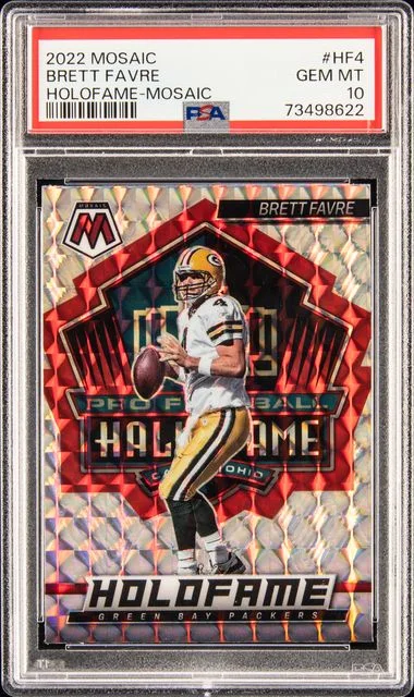 2022 Panini Mosaic Brett Favre Holofame Mosaic #HF-4 card image