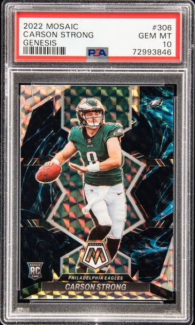 2022 Panini Mosaic Carson Strong Genesis #306 card image
