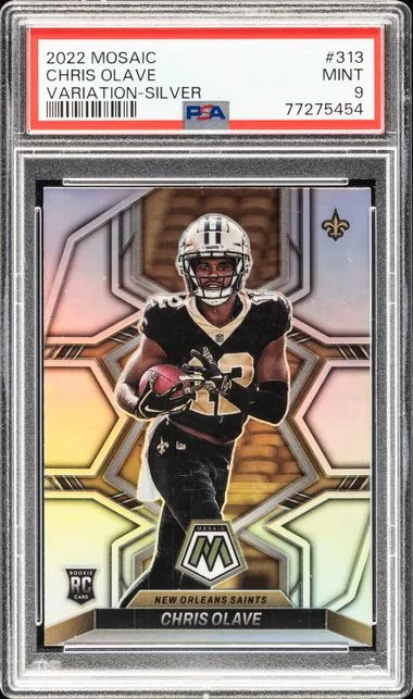 2022 Panini Mosaic Chris Olave Variation-Silver #313 card image