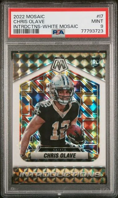 2022 Panini Mosaic Chris Olave Introductions White Mosaic #I7 card image