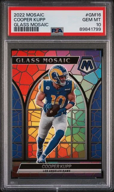 2022 Panini Mosaic Cooper Kupp Glass Mosaic #GM16 card image