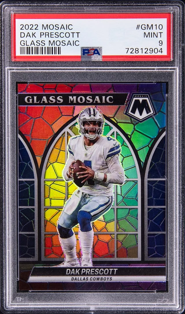 2022 Panini Mosaic Dak Prescott Glass Mosaic #GM10 card image