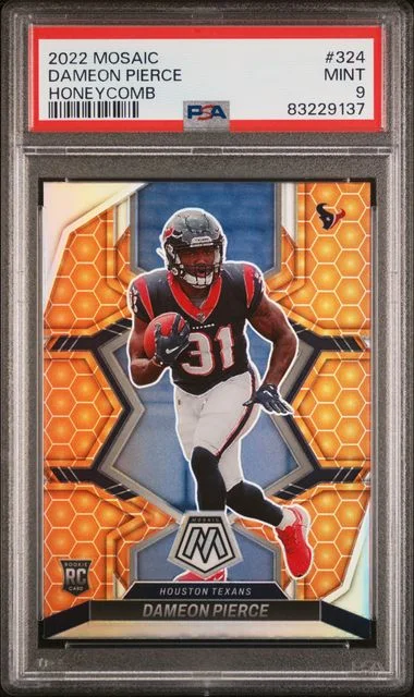 2022 Panini Mosaic Dameon Pierce Honeycomb #324 card image