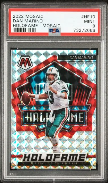 2022 Panini Mosaic Dan Marino Holofame #HF10 card image