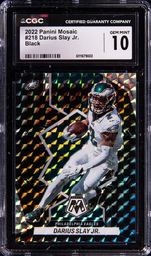 2022 Panini Mosaic Darius Slay Jr. Black #218 card image