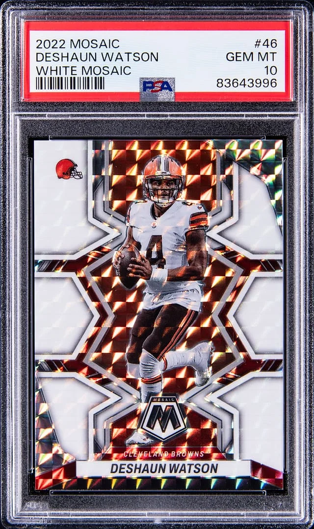 2022 Panini Mosaic Deshaun Watson White Mosaic #46 card image