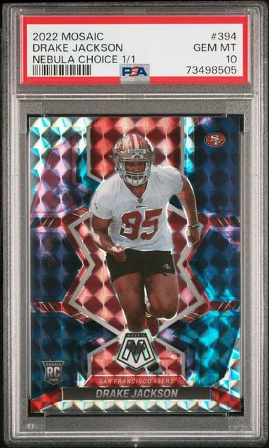 2022 Panini Mosaic Drake Jackson Nebula Choice #394 card image