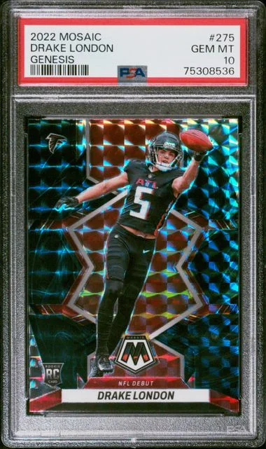 2022 Panini Mosaic Drake London Genesis #275 card image