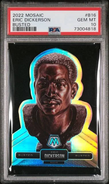 2022 Panini Mosaic Eric Dickerson Busted #B-16 card image