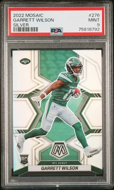 2022 Panini Mosaic Garrett Wilson Silver #276 card image