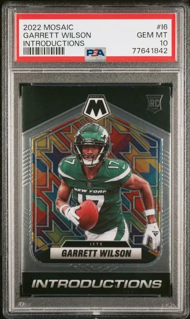 2022 Panini Mosaic Garrett Wilson Introductions #I6 card image