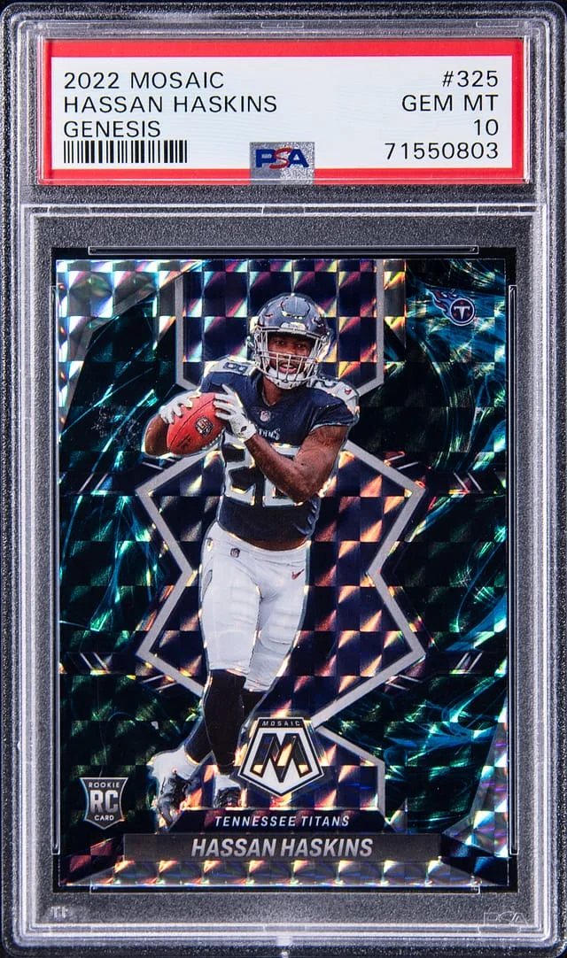 2022 Panini Mosaic Hassan Haskins Genesis #325 card image