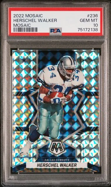 2022 Panini Mosaic Herschel Walker Mosaic #236 card image
