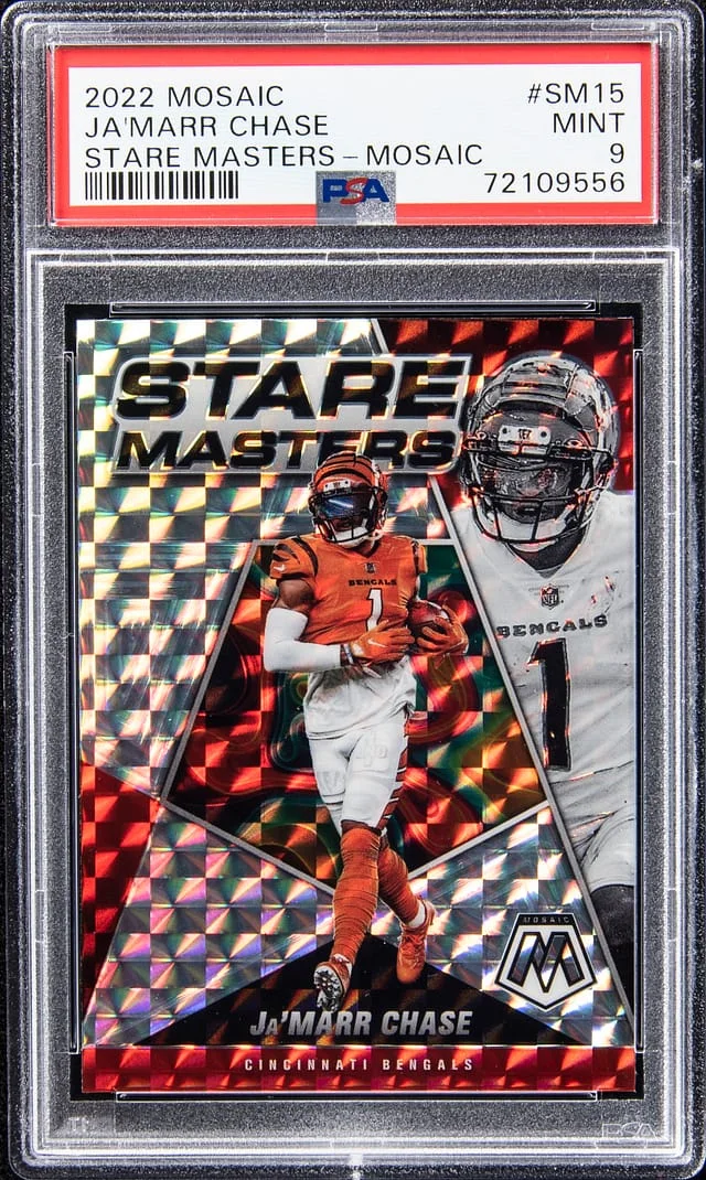 2022 Panini Mosaic Ja'Marr Chase Stare Masters #SM15 card image