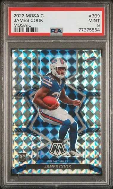 2022 Panini Mosaic James Cook #309 card image