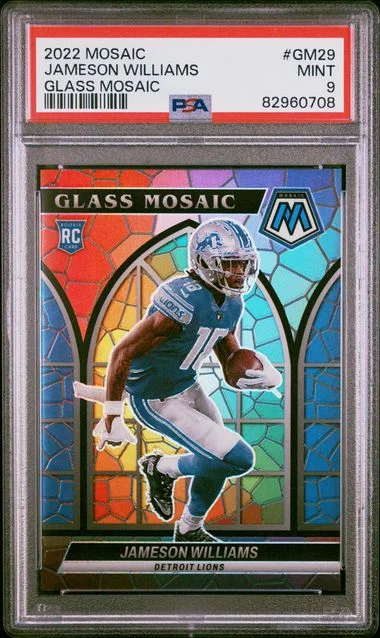 2022 Panini Mosaic Jameson Williams Glass Mosaic #GM29 card image