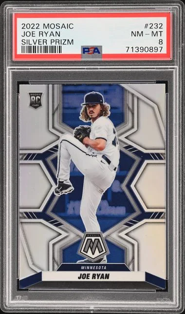 2022 Panini Mosaic Joe Ryan Silver Prizm #232 card image